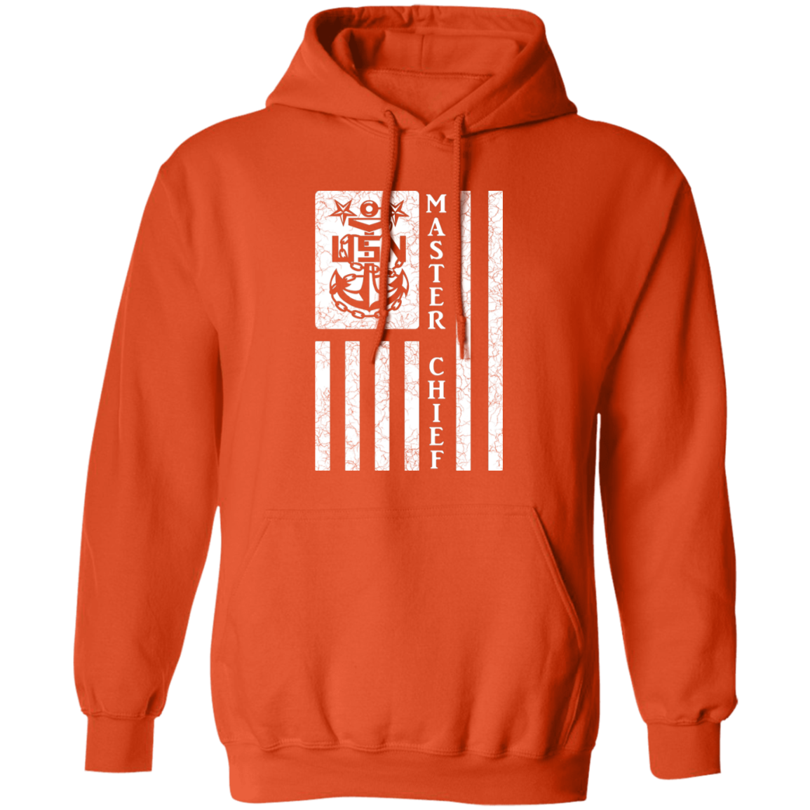 Master Chief Flag White Pullover Hoodie