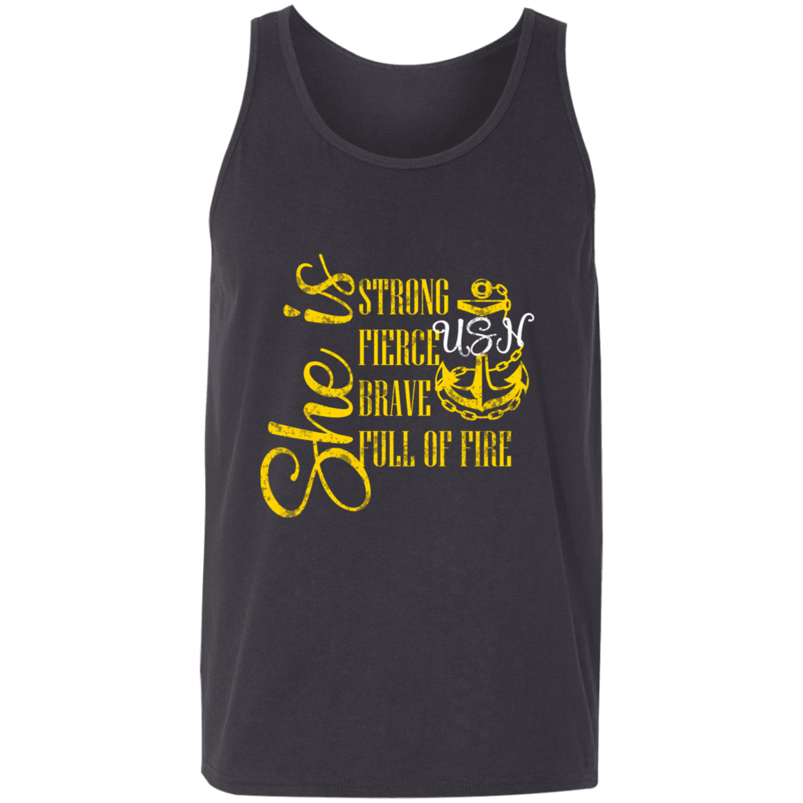 She Is Gold Unisex Tank