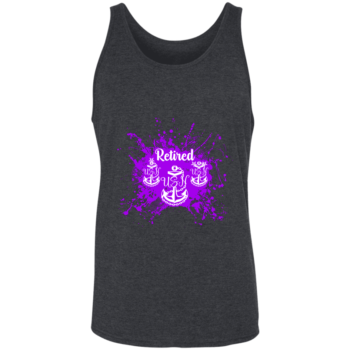 Retired Chief Purple Paint Unisex Tank