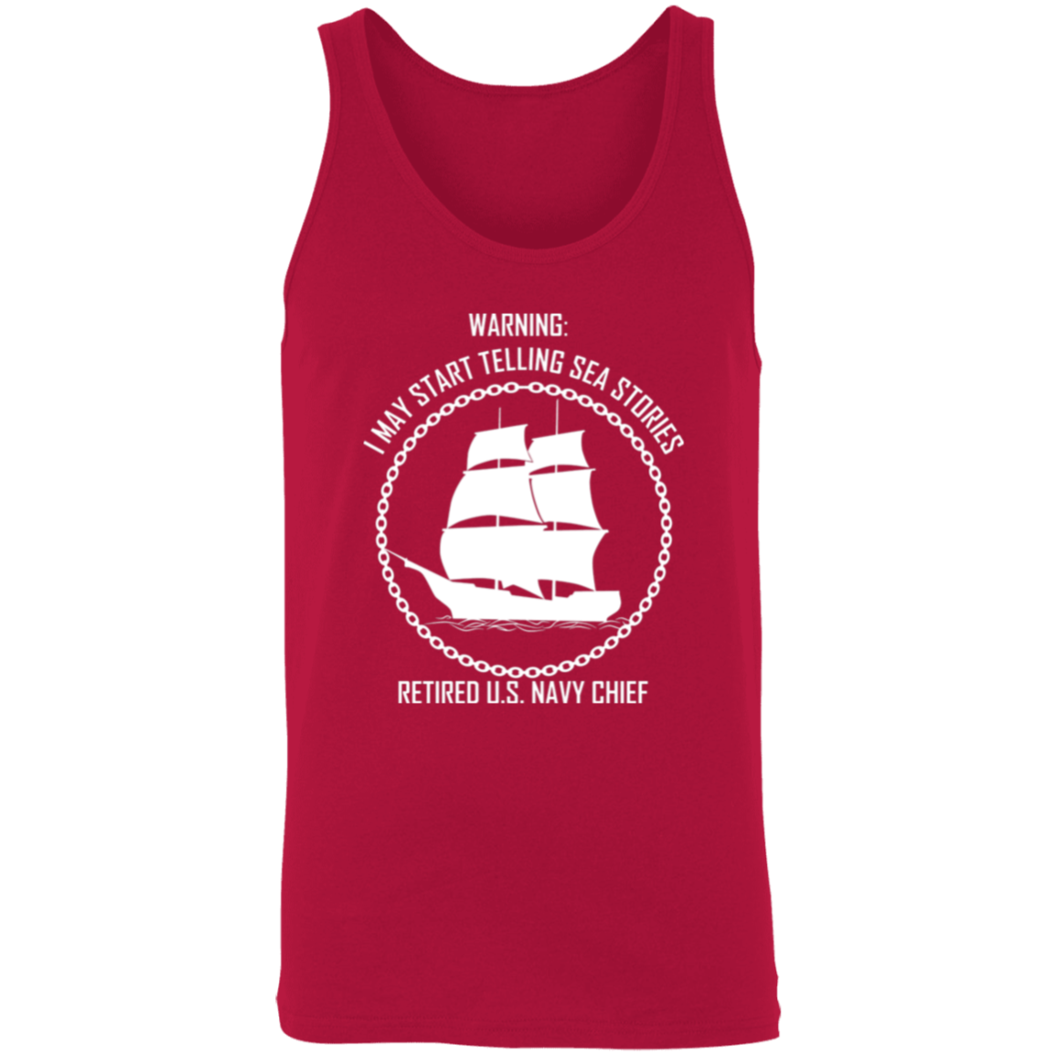 Retired Sea Stories White Unisex Tank