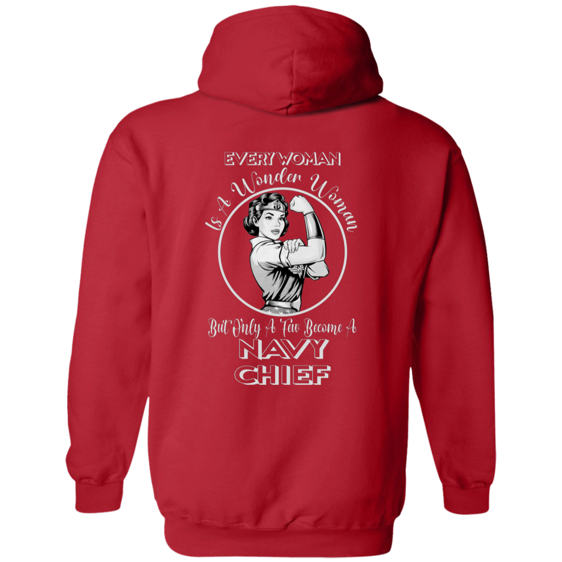 Every Wonder Woman BW Pullover Hoodie