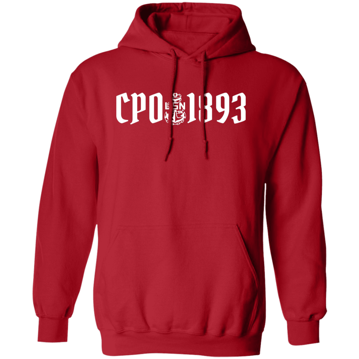 CPO 1893 White Pullover Hoodie