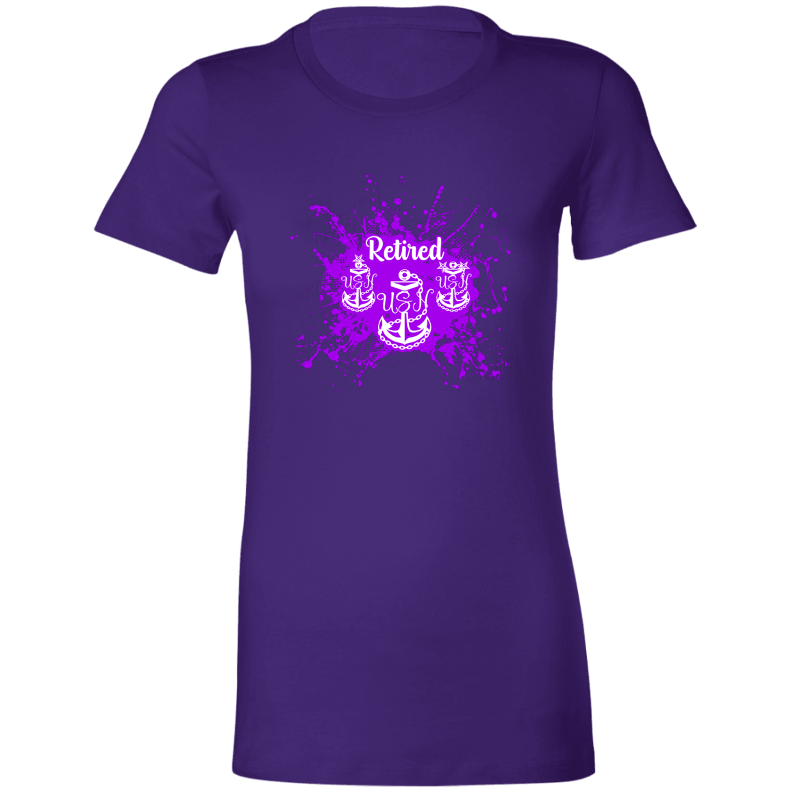 Retired Chief Purple Paint Ladies' Favorite T-Shirt
