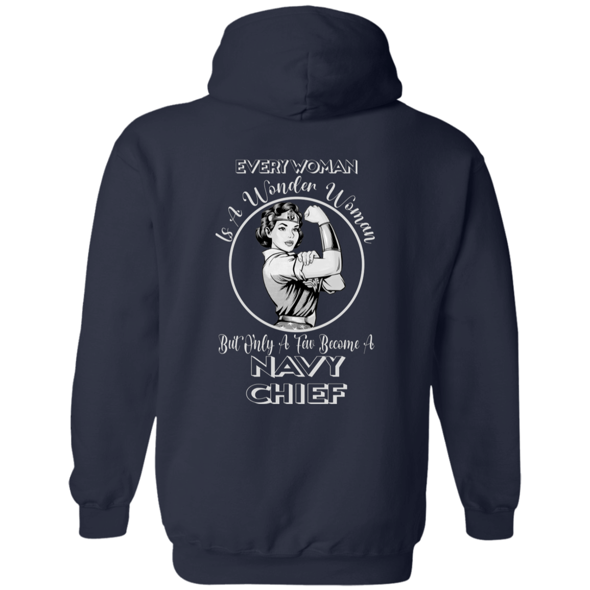 Every Wonder Woman BW Pullover Hoodie