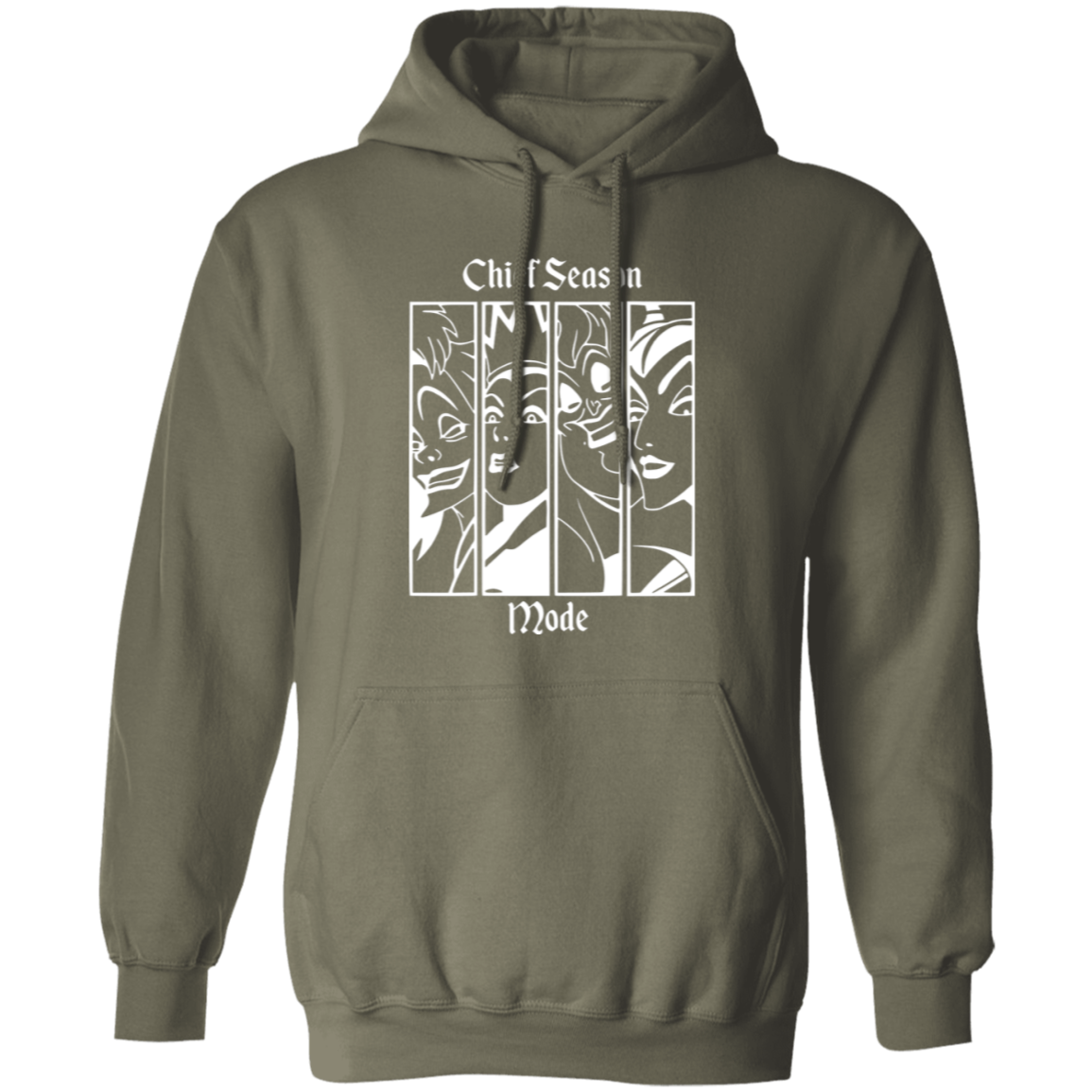 Wicked Mode White Pullover Hoodie