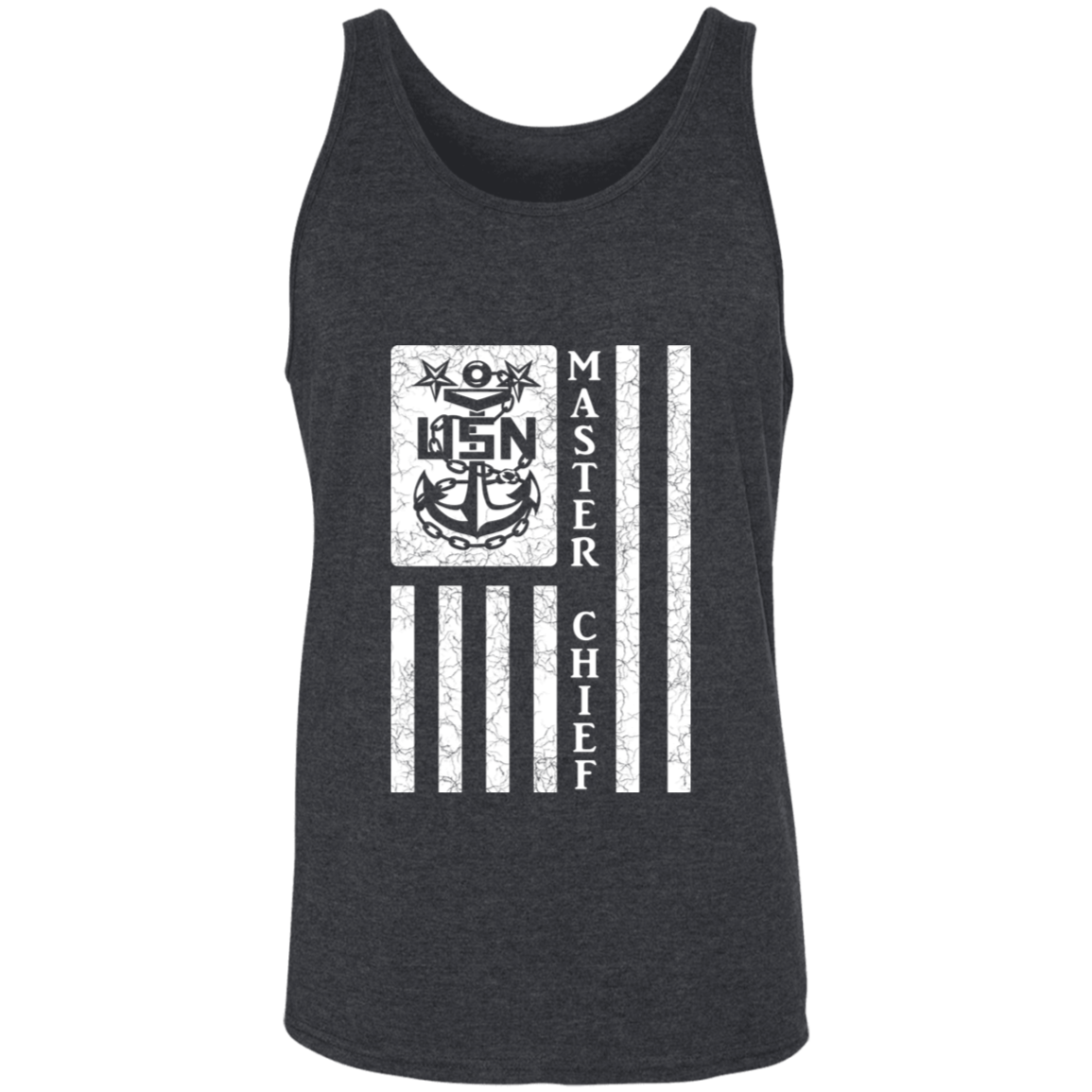 Master Chief Flag White Unisex Tank