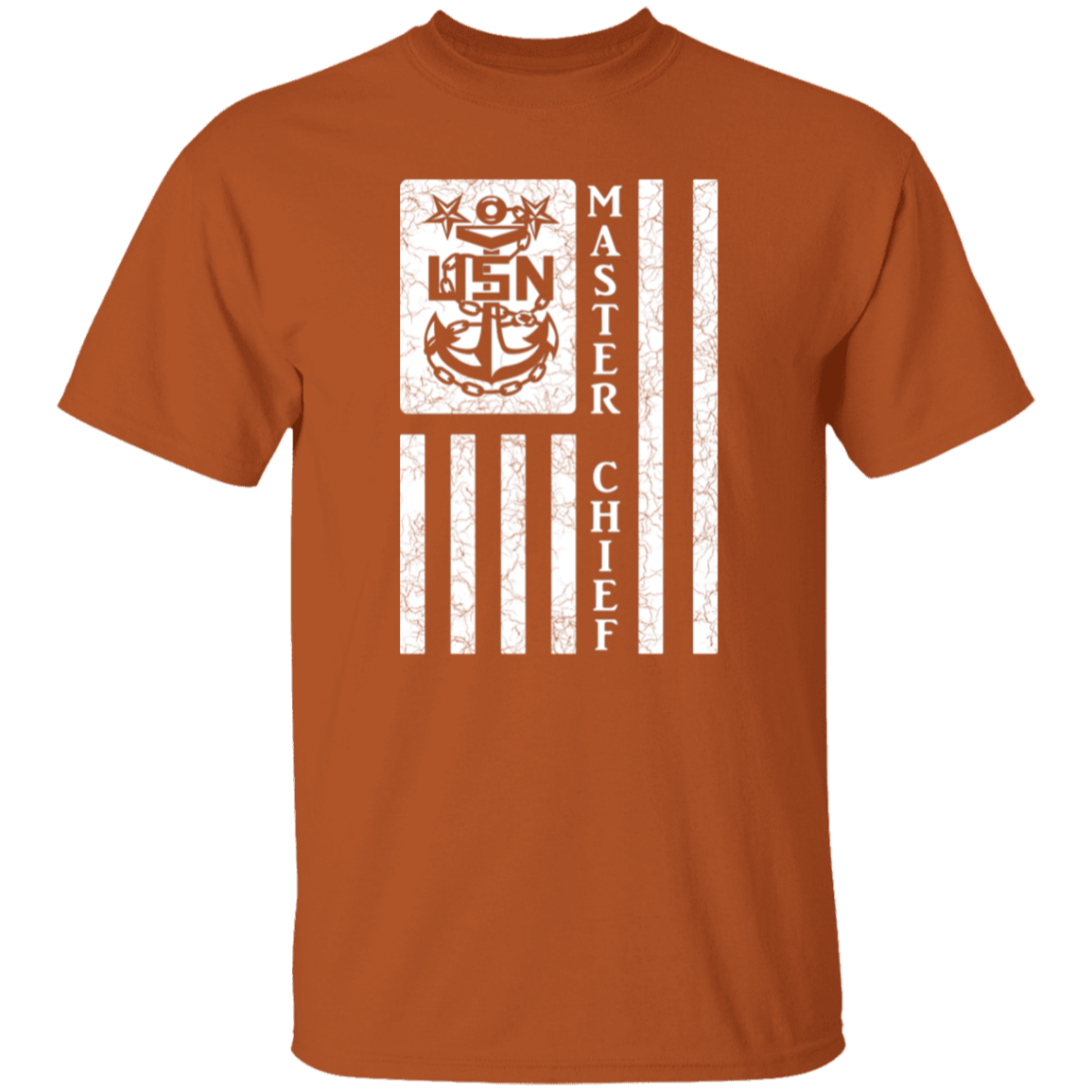 Master Chief Flag White 5.3 oz. T-Shirt