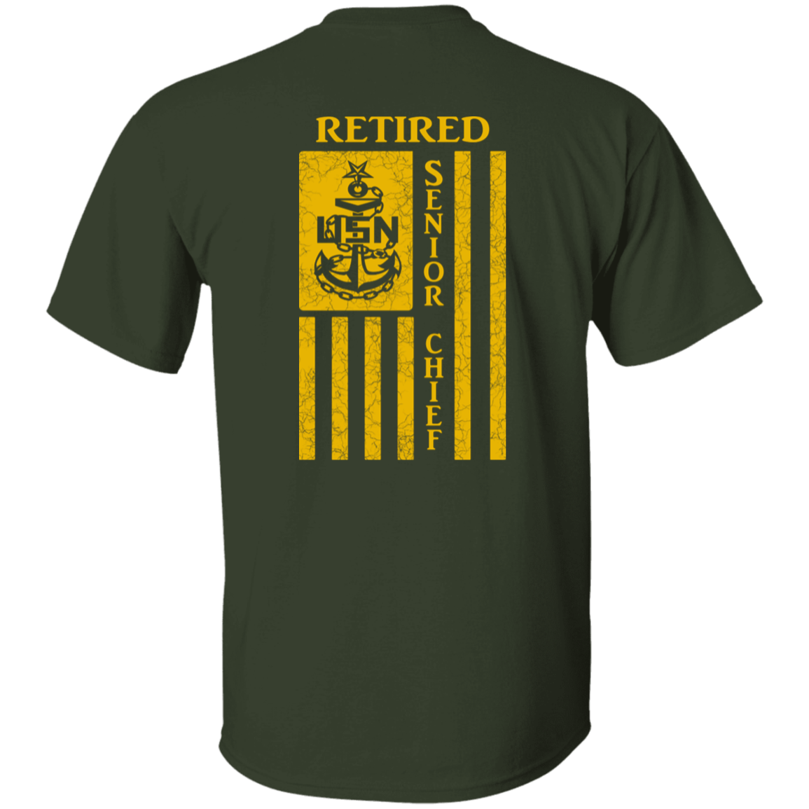 Retired Senior Chief Flag FB T-Shirt