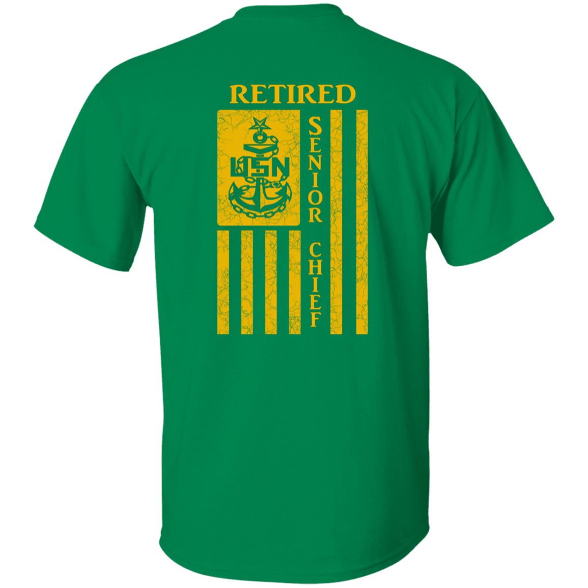 Retired Senior Chief Flag FB T-Shirt