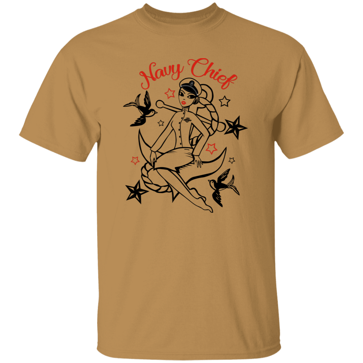 Navy Chief Pin Up 5.3 oz. T-Shirt