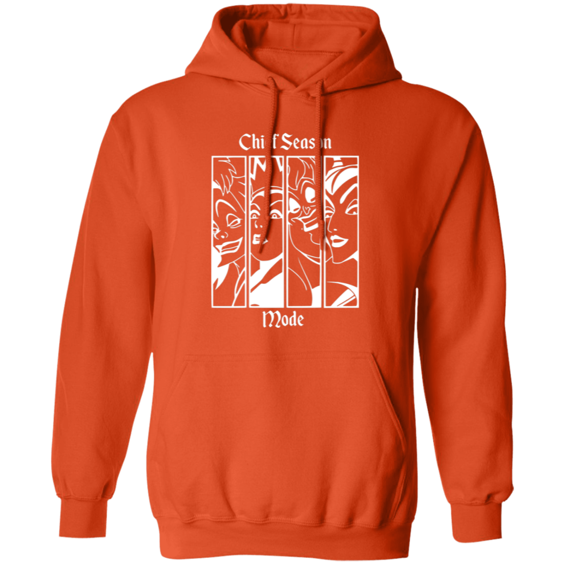 Wicked Mode White Pullover Hoodie