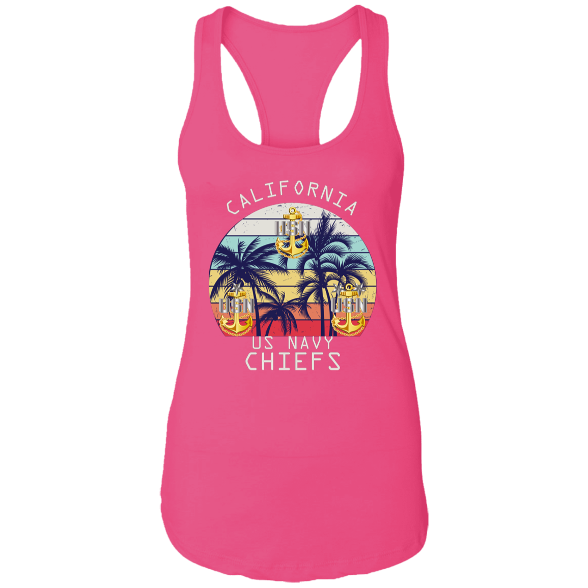 California Chiefs Ladies Racerback Tank