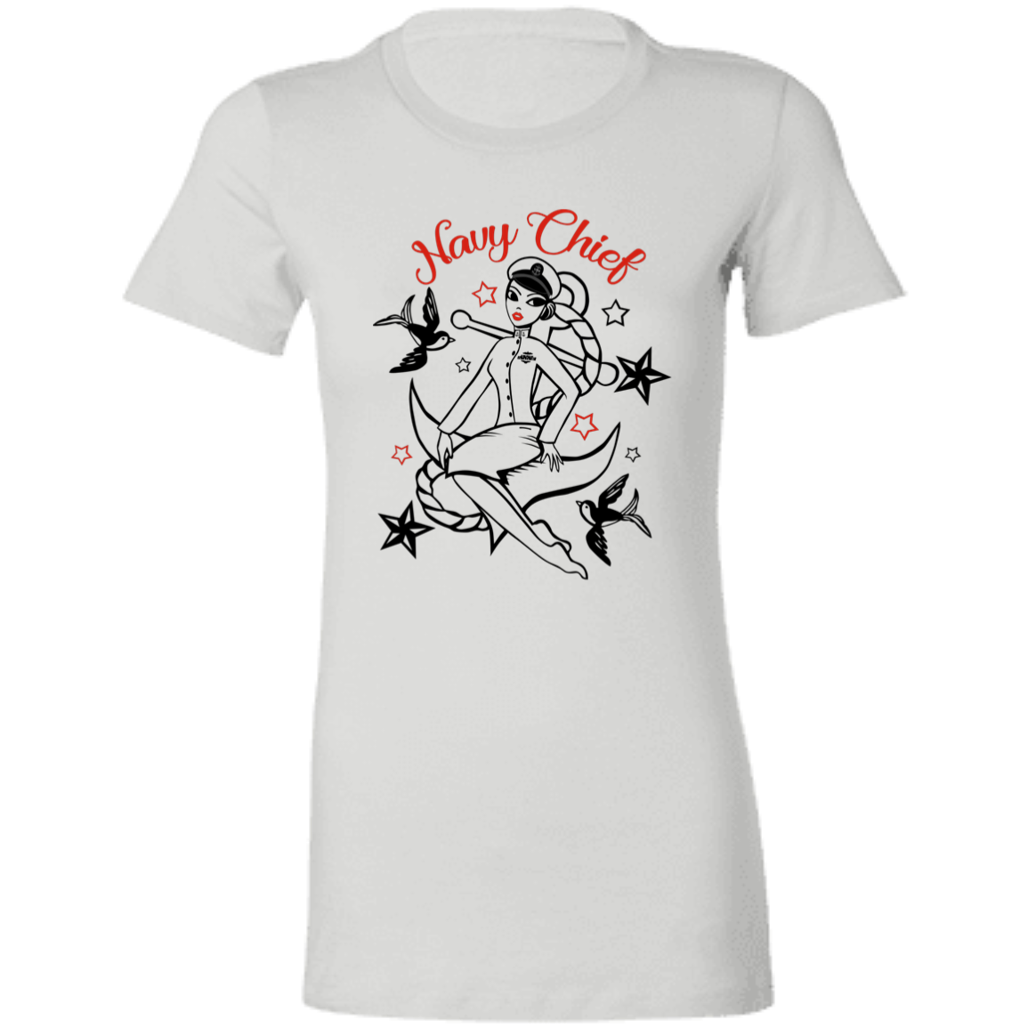 Navy Chief Pin Up Ladies' Favorite T-Shirt