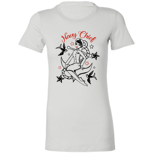 Navy Chief Pin Up Ladies' Favorite T-Shirt