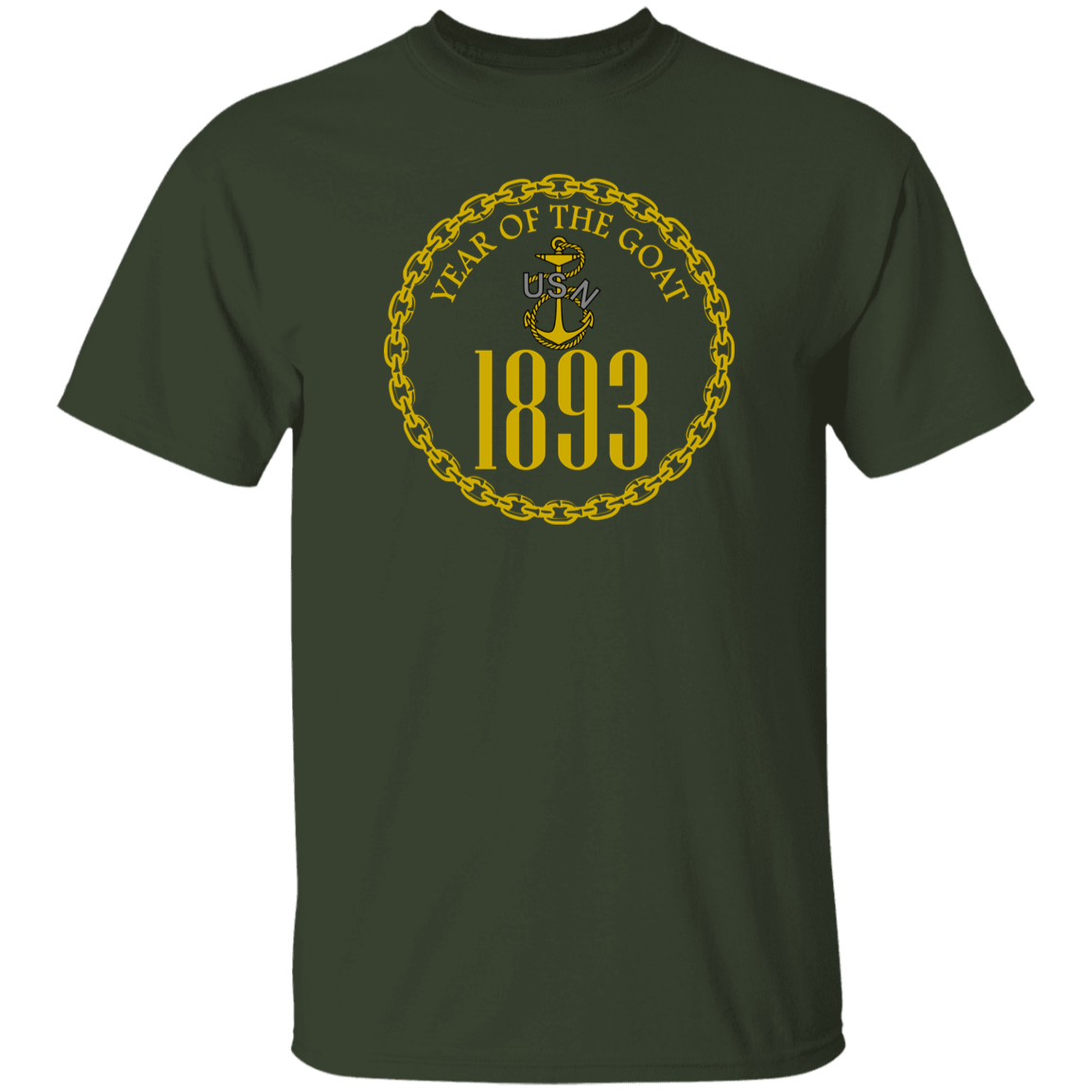 Year of the Goat Gold 5.3 oz. T-Shirt