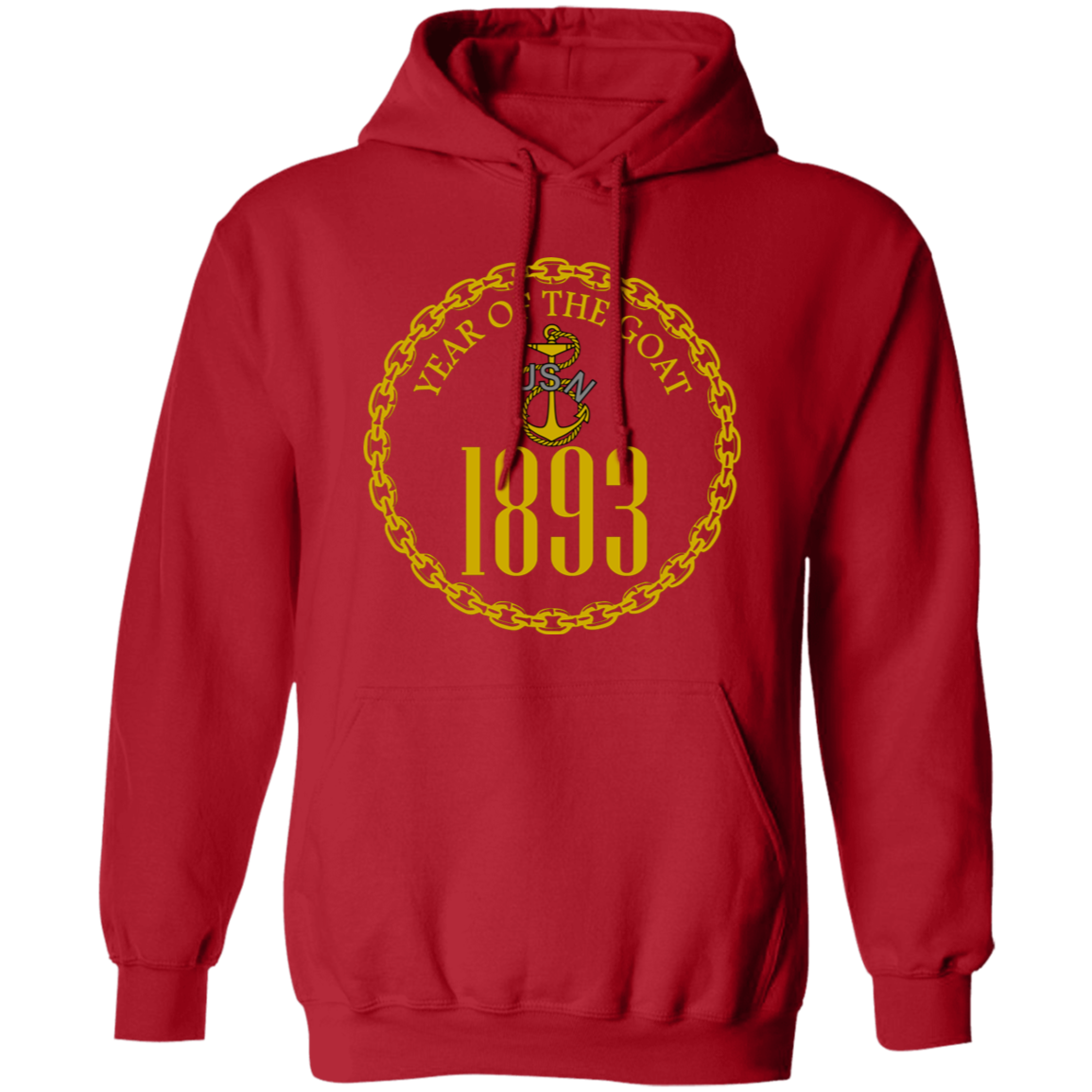 Year of the Goat Gold Pullover Hoodie