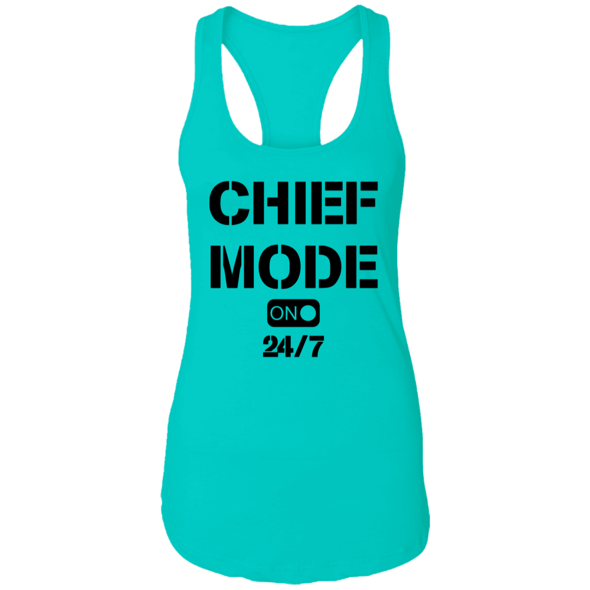 Chief Mode Ladies Racerback Tank
