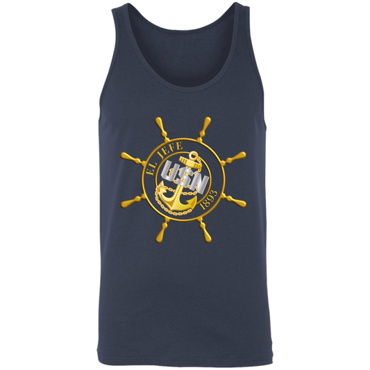Ships Wheel Jefe Unisex Tank