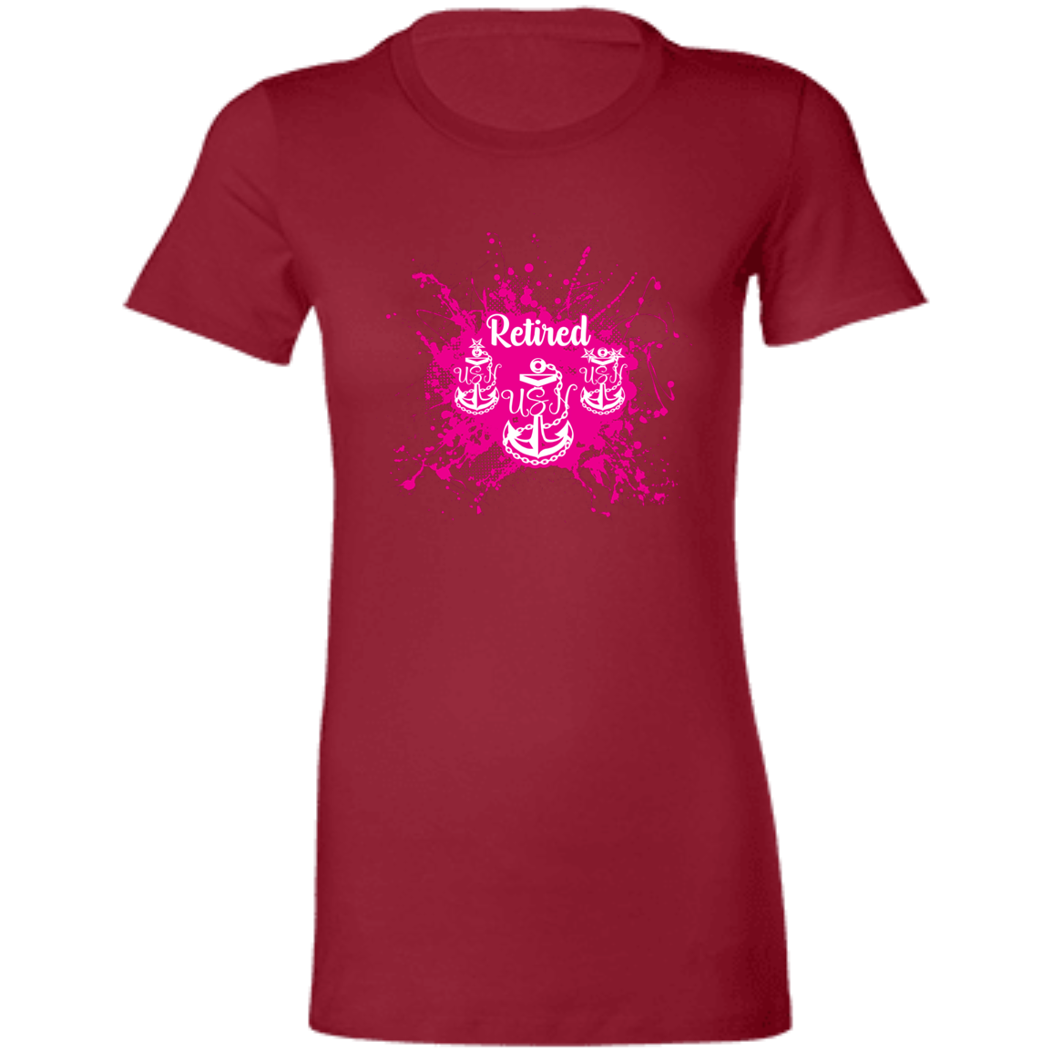 Retired Chief Pink Paint Ladies' Favorite T-Shirt