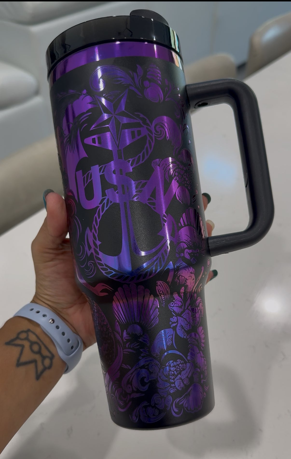 Mermaid of the Deep Purple Plating