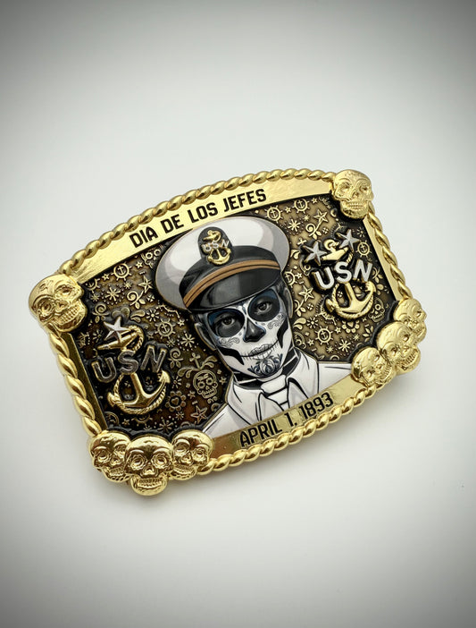 Dia De Los Jefes Buckle