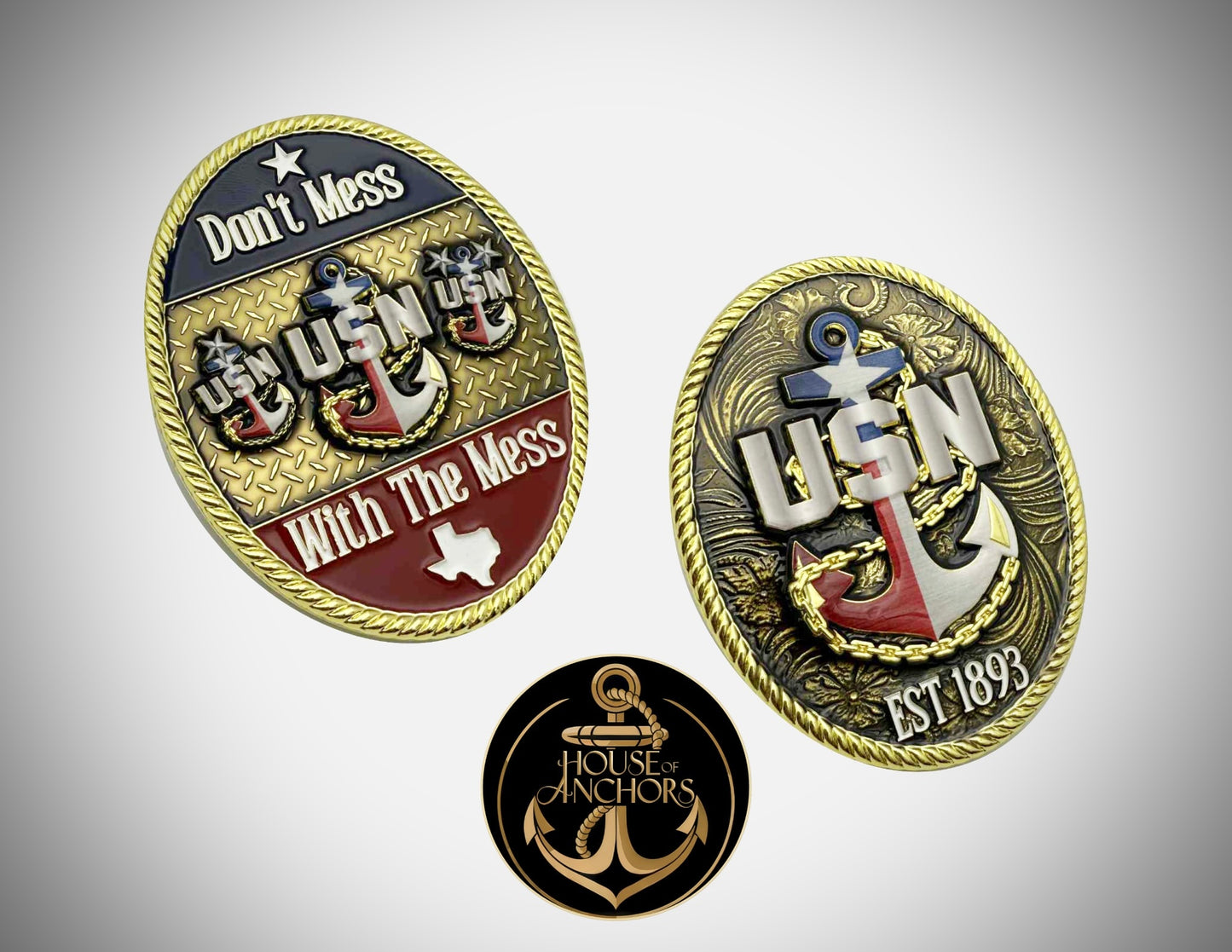 Don't Mess with the Mess Challenge Coin