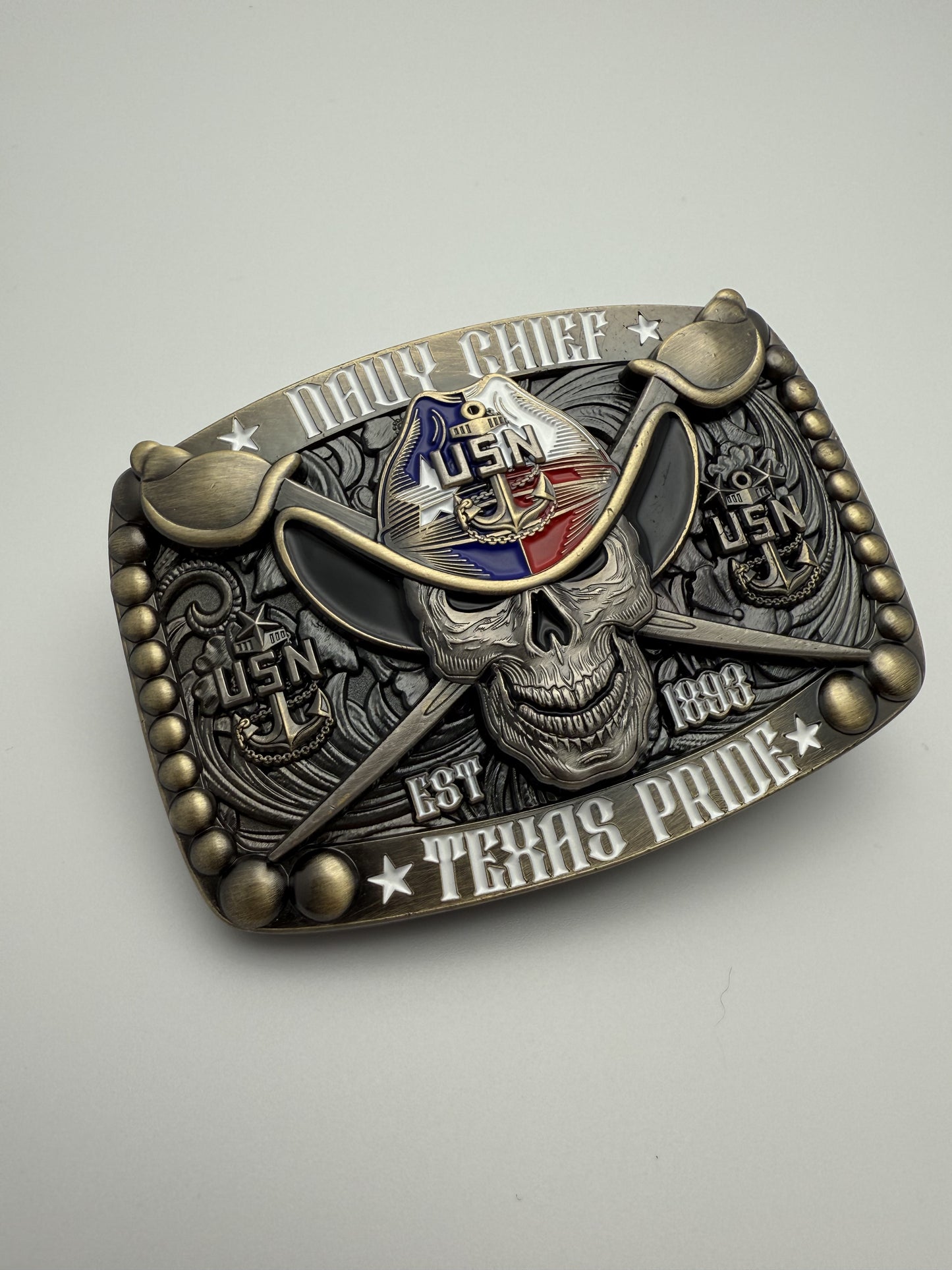 Texas CPO Belt Buckle