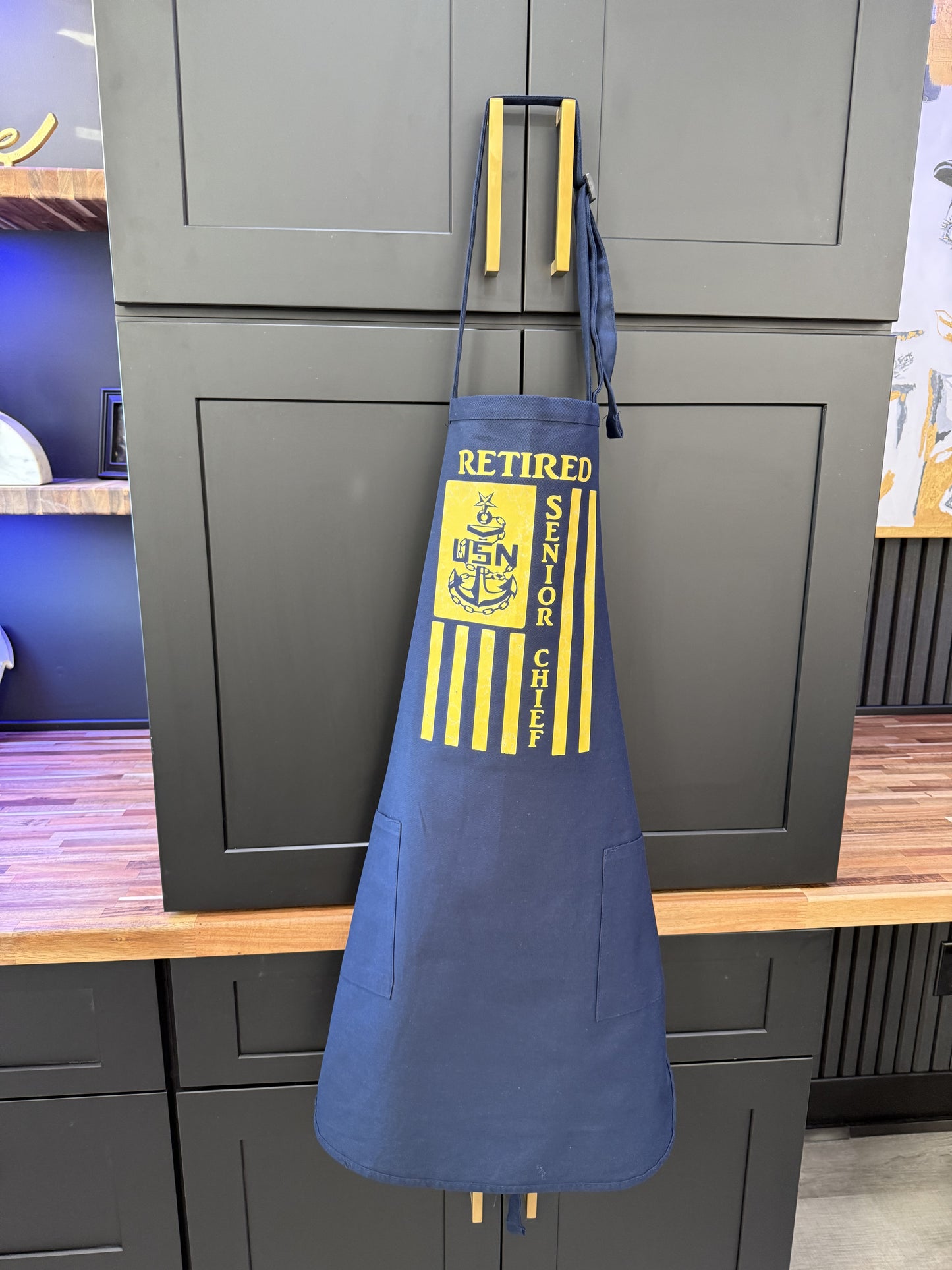 Retired Flag Apron