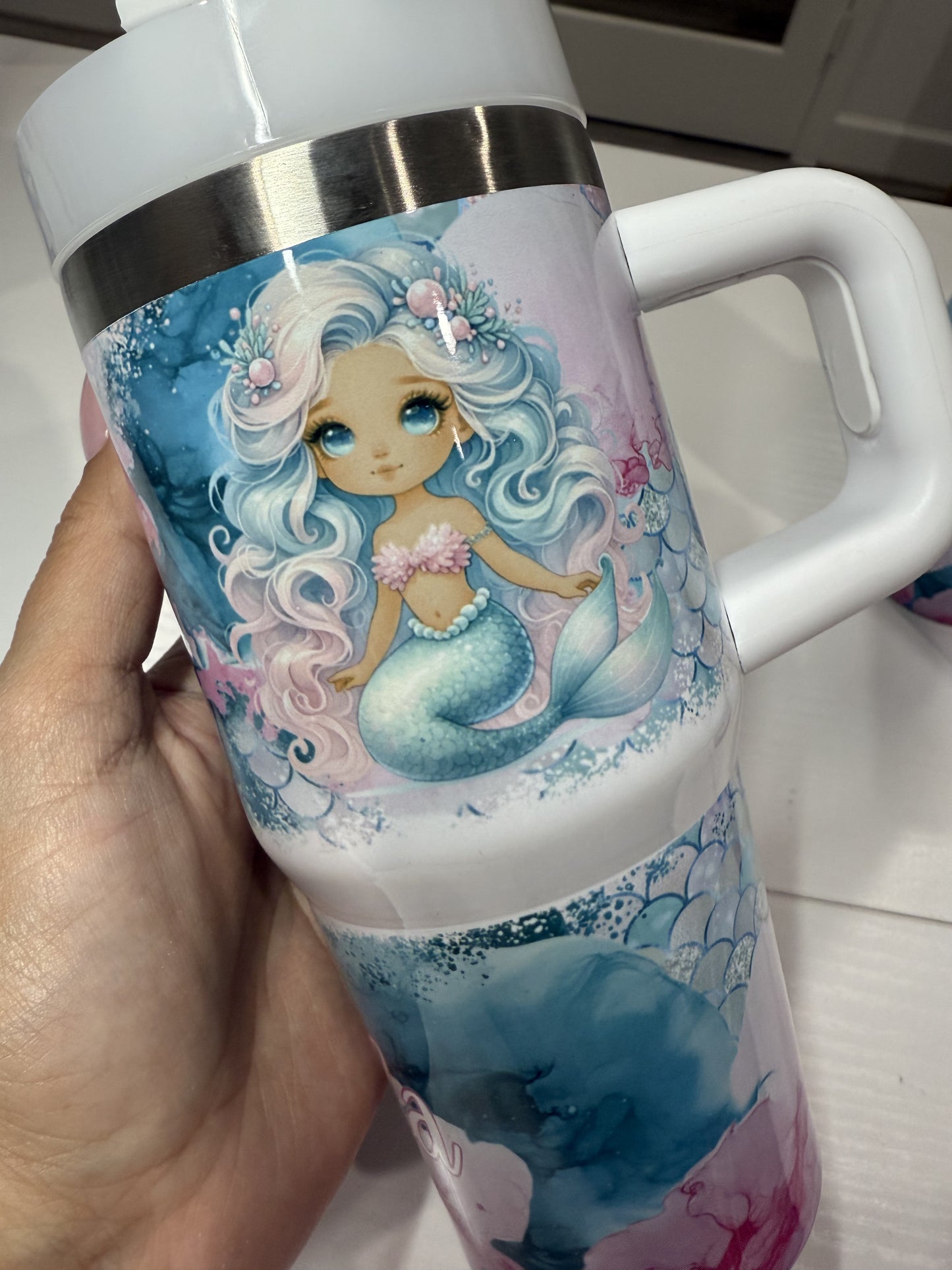 Mommy and Me Mermaid 40 oz and 14oz Tumbler