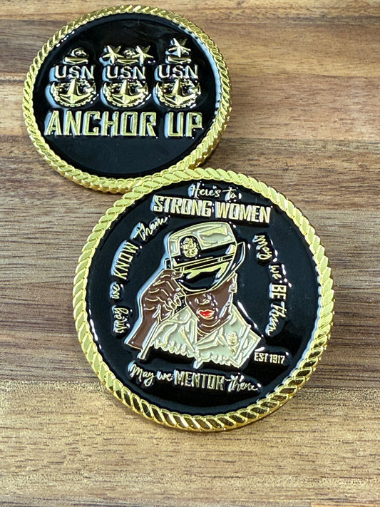 Strong Women Navy Chief Coin V2