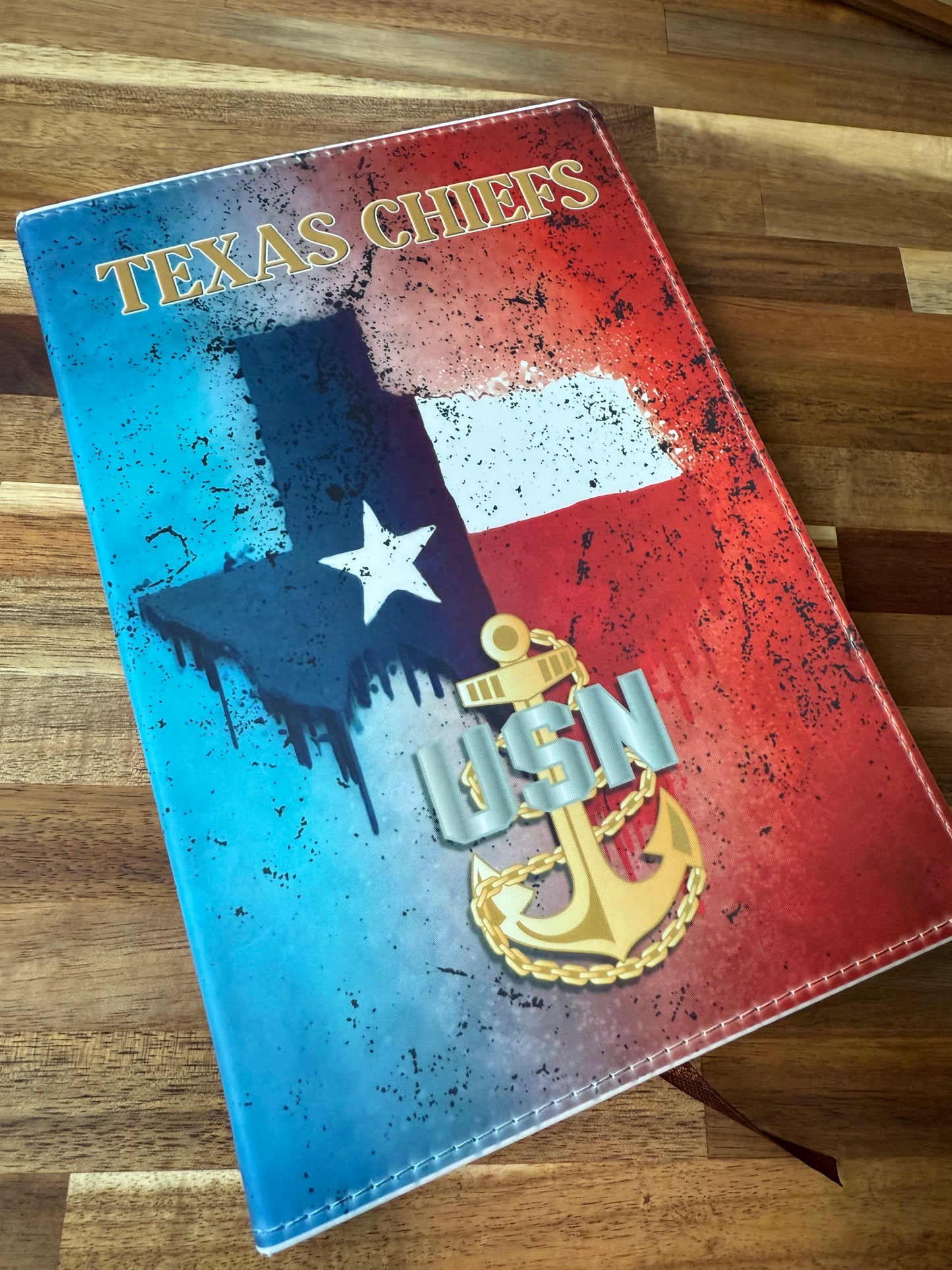 Texas Chiefs Notebook A5 Size 8.5"x5.5"
