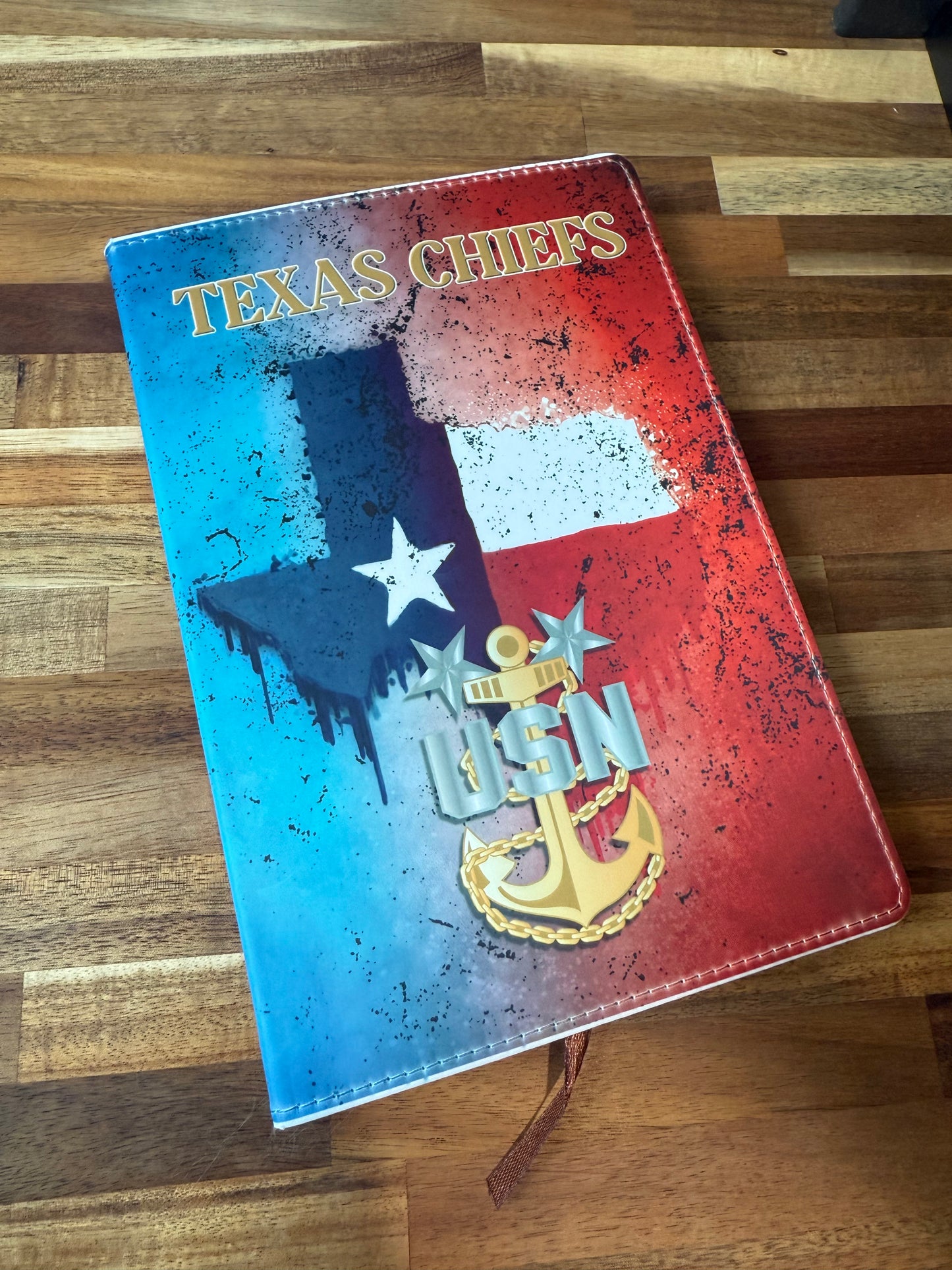 Texas Chiefs Notebook A5 Size 8.5"x5.5"