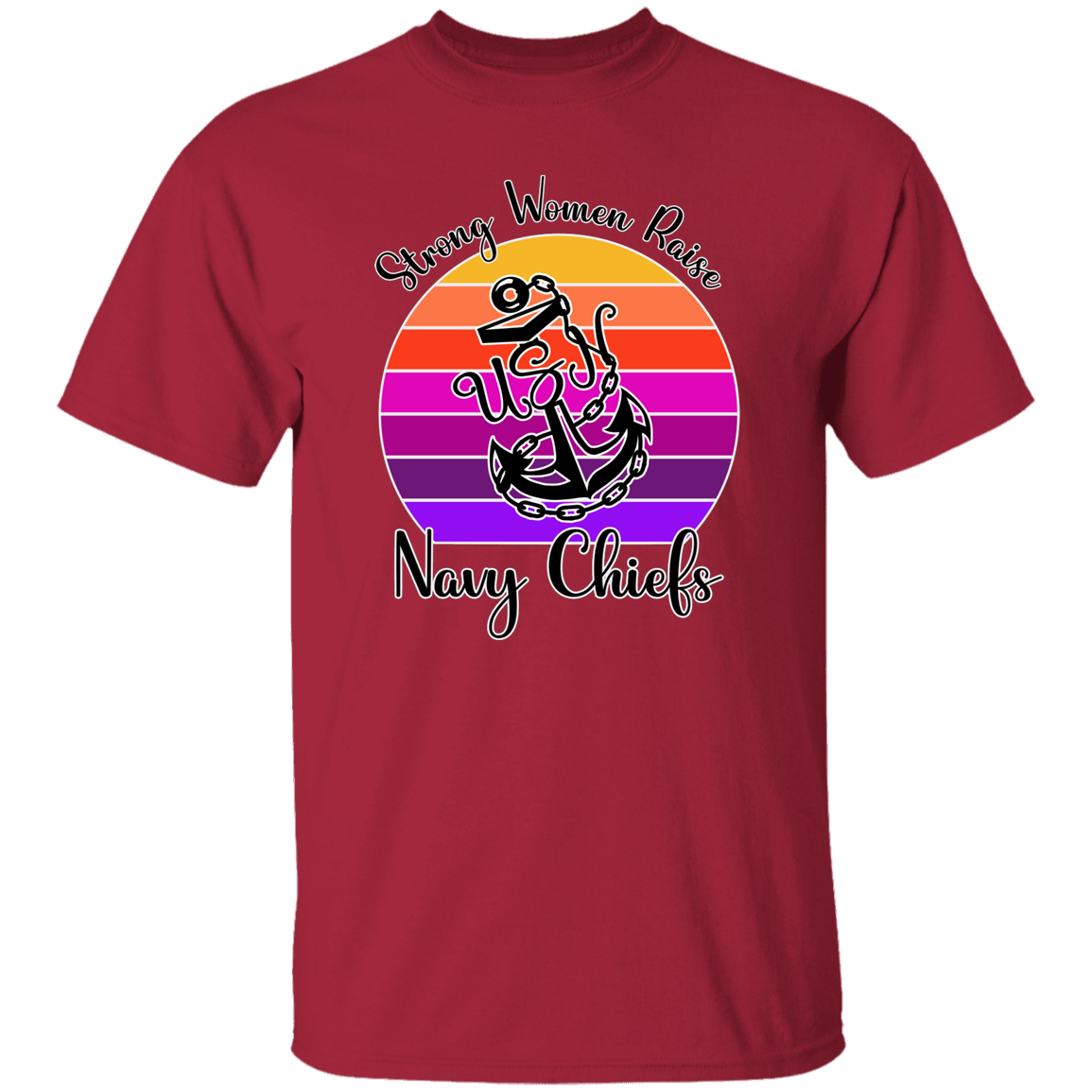 Strong Navy Mom 5.3 oz. T-Shirt