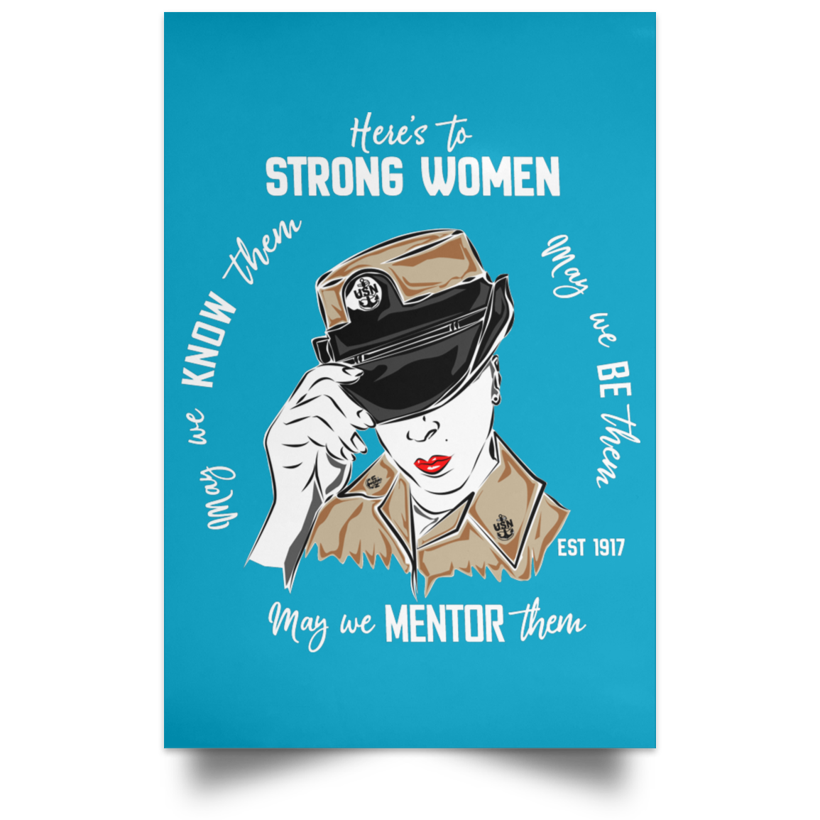 Strong Woman Satin Poster