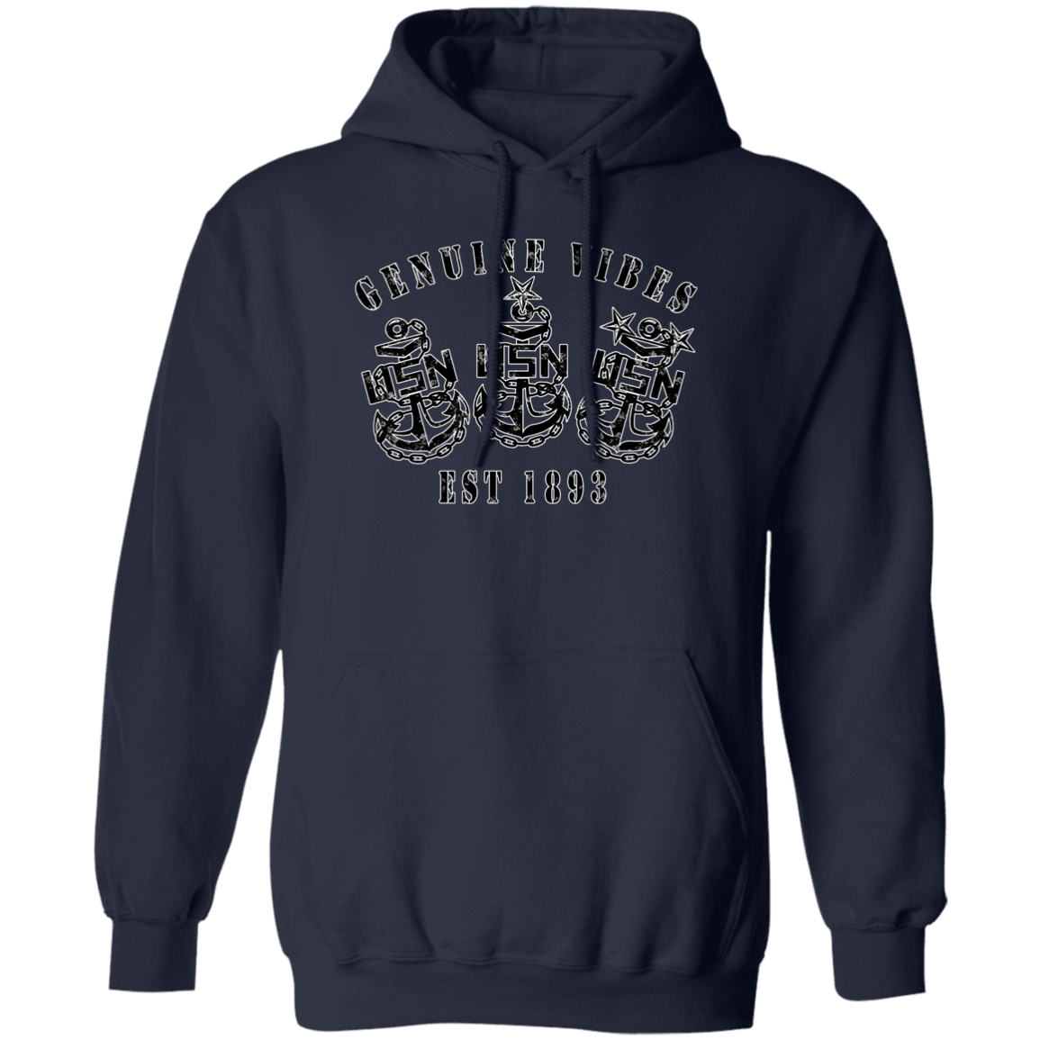 Genuine Vibes Pullover Hoodie