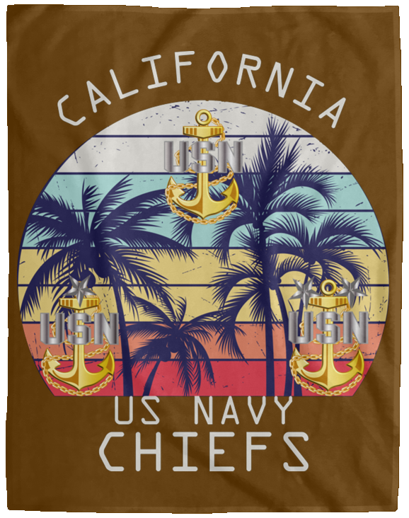 California Chiefs Plush Fleece Blanket - 60x80