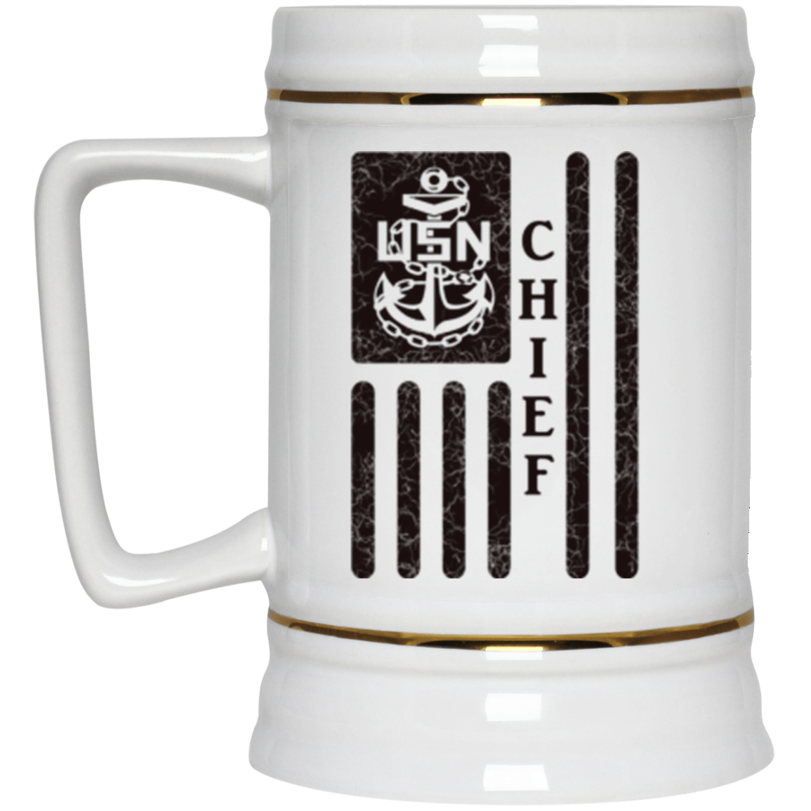 Chief Flag Beer Stein 22oz.