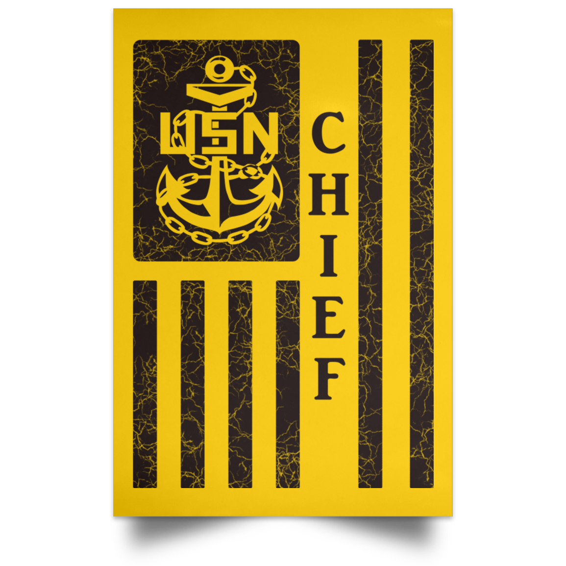 Chief Flag Satin Poster