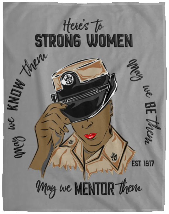 Strong Women V2 Plush Fleece Blanket - 60x80