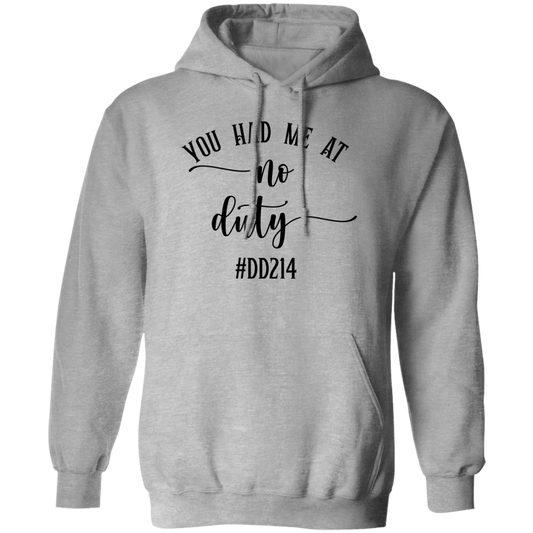 No Duty Pullover Hoodie