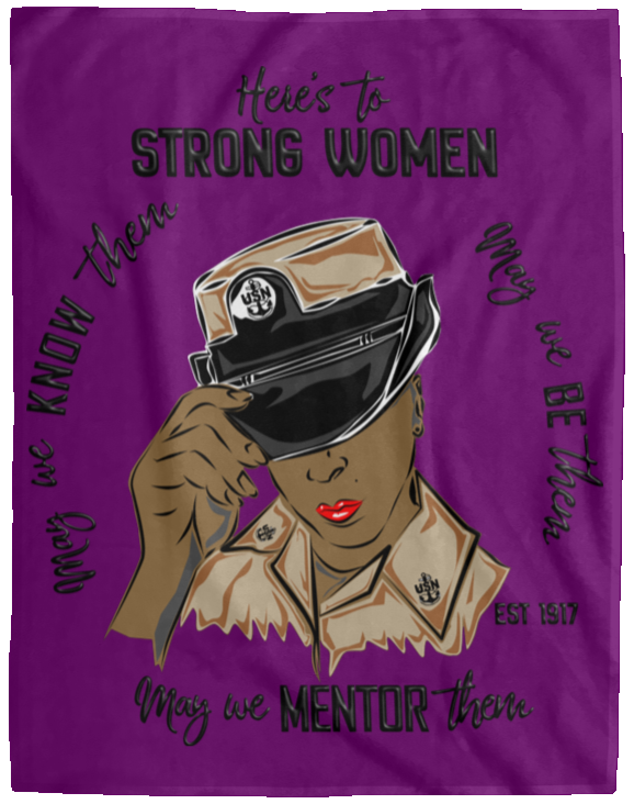 Strong Women V2 Plush Fleece Blanket - 60x80