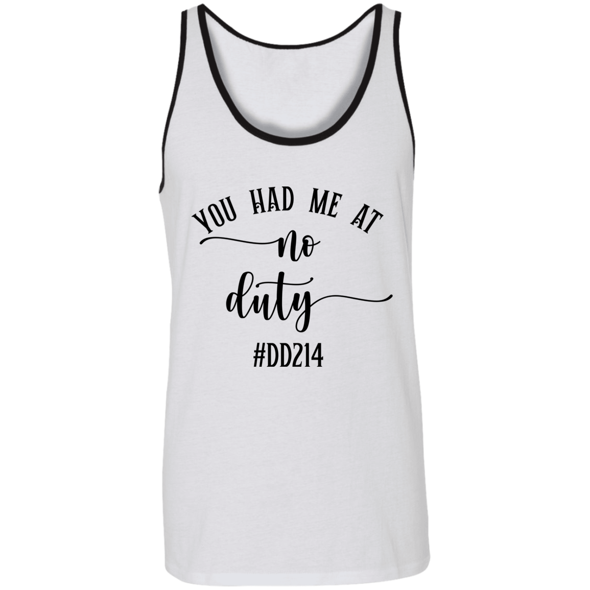 No Duty Unisex Tank