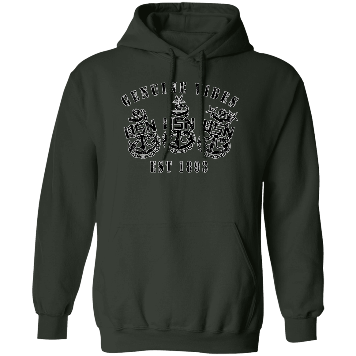 Genuine Vibes Pullover Hoodie
