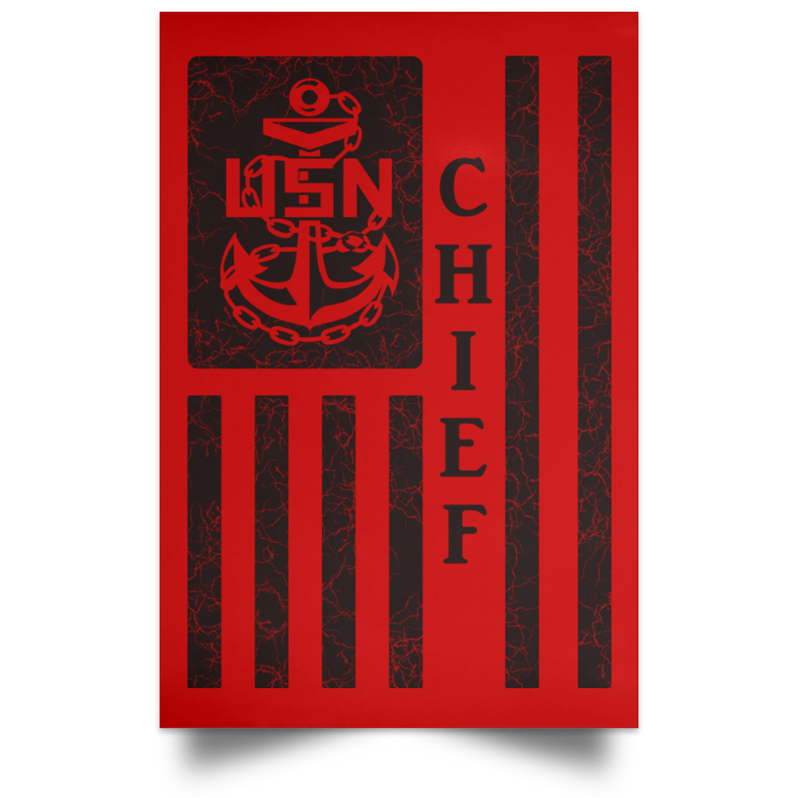 Chief Flag Satin Poster