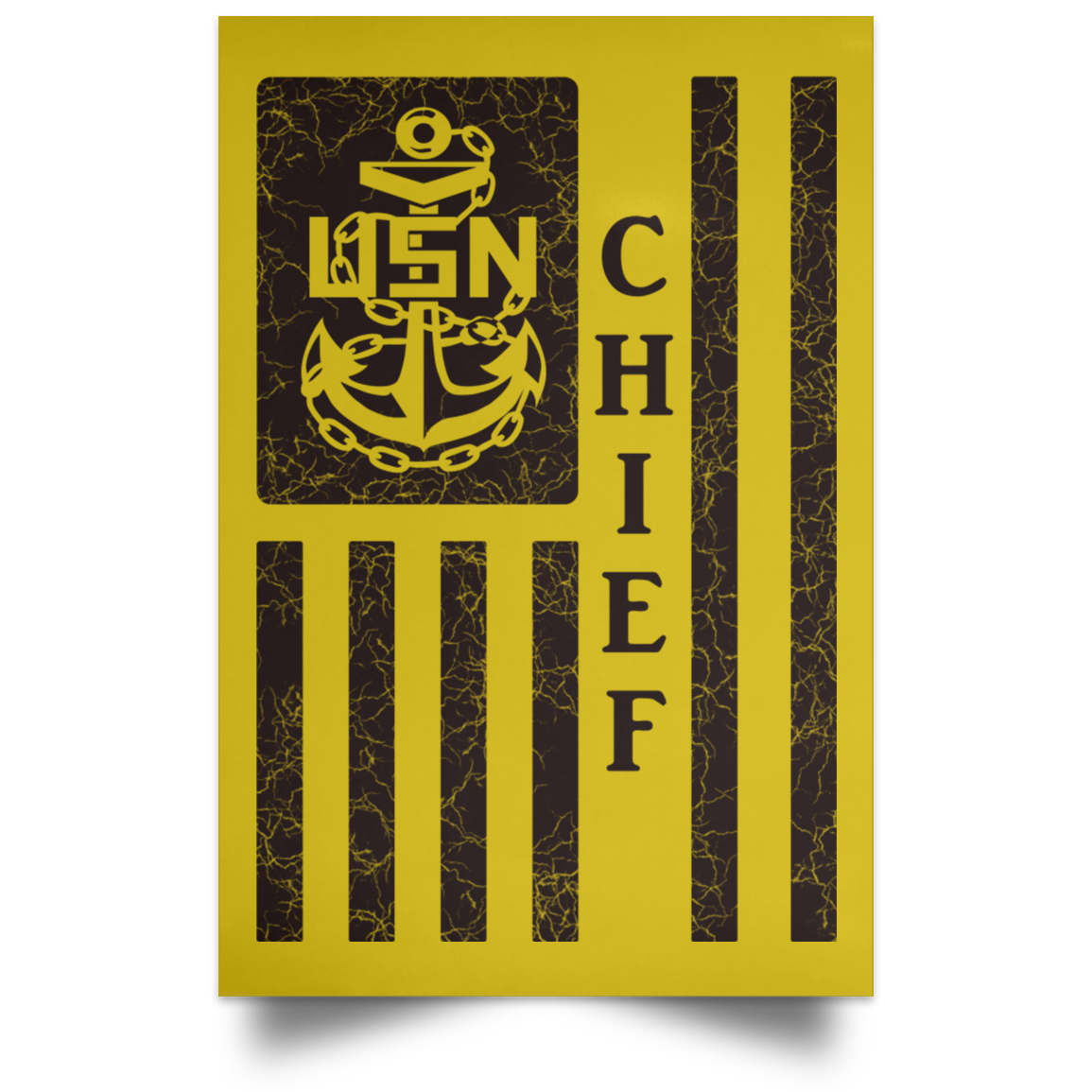 Chief Flag Satin Poster