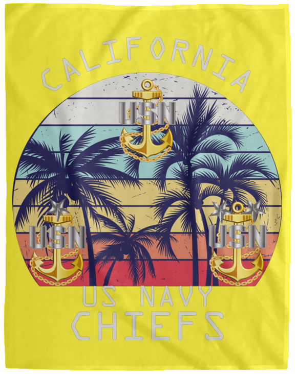 California Chiefs Plush Fleece Blanket - 60x80