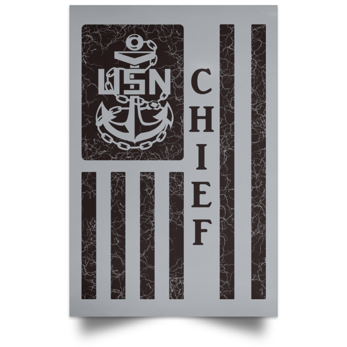 Chief Flag Satin Poster