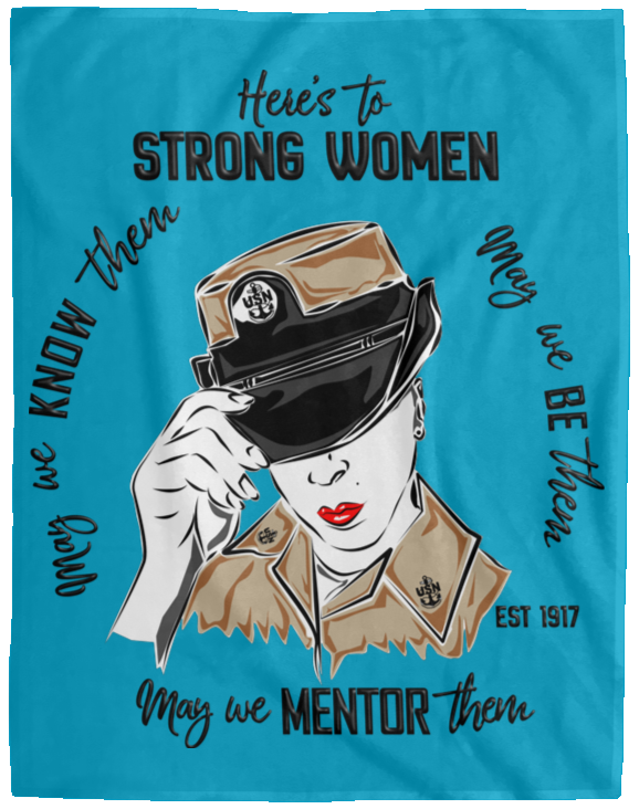 Strong Women Plush Fleece Blanket - 60x80