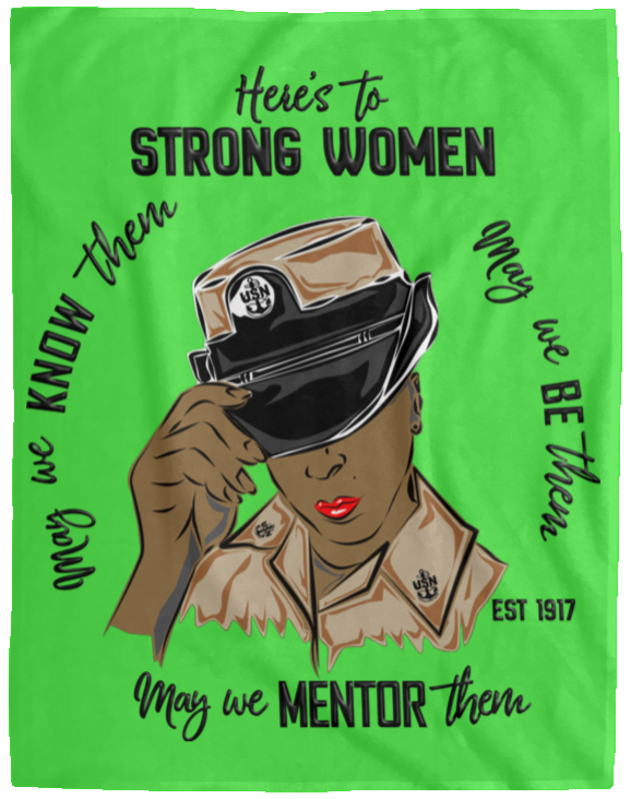 Strong Women V2 Plush Fleece Blanket - 60x80