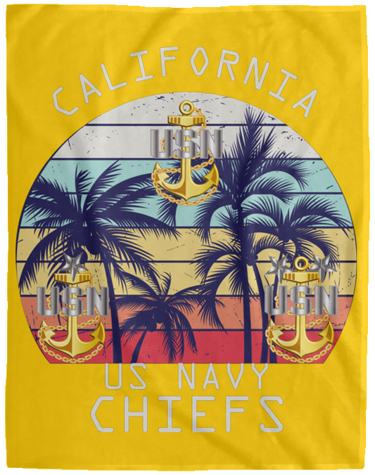California Chiefs Plush Fleece Blanket - 60x80